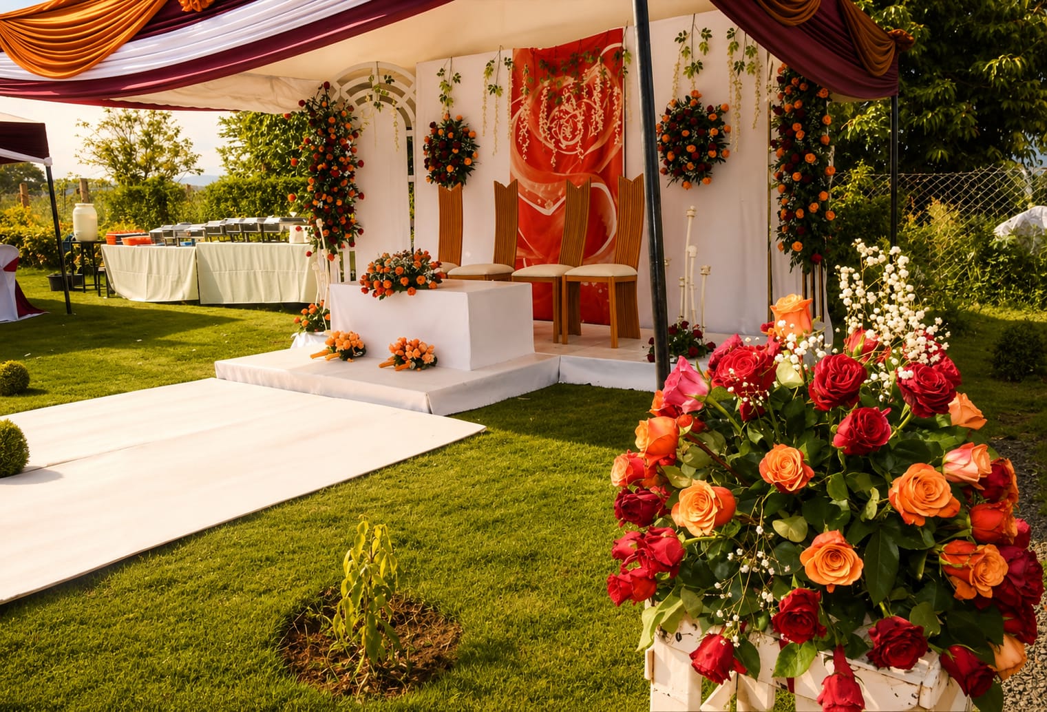 Wedding at Relaxed Eden Gardens