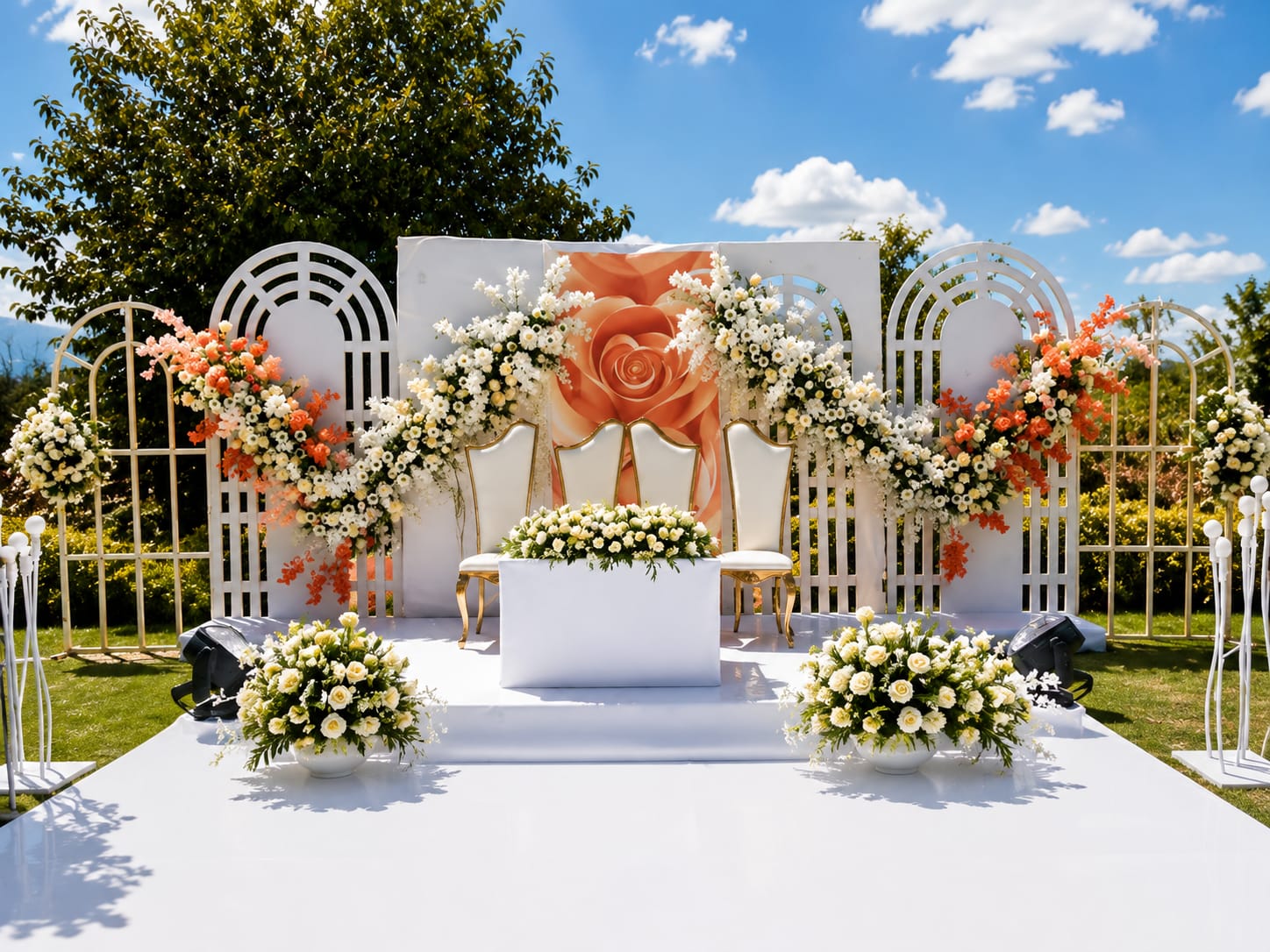 Wedding at Relaxed Eden Gardens
