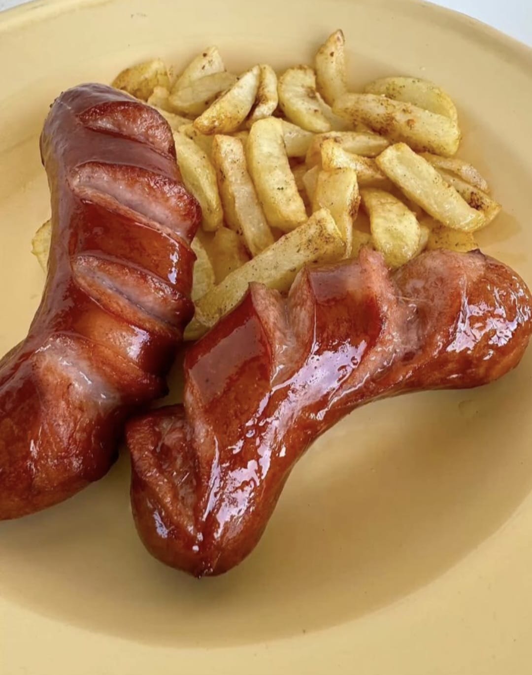 Chips and Sausages