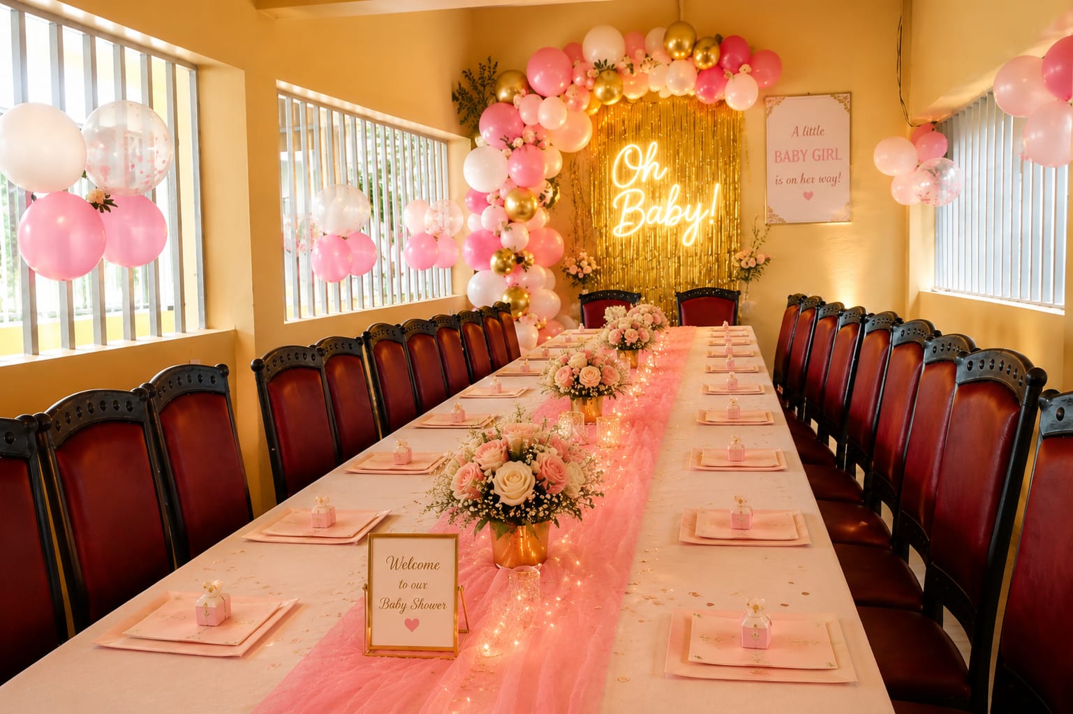Baby shower at Relax Eden Gardens